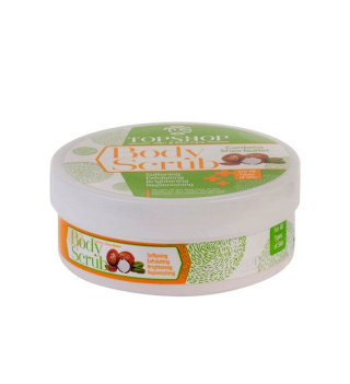 اسکراب بدن عسلی تاپ شاپ حاوی روغن شی باتر حجم 200 میلی لیتر