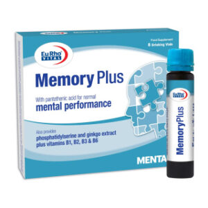 ویال خوراکی یوروویتال مدل Memory Plus با طعم پرتقال بسته 6 عددی